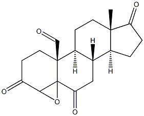 4,5-epoxyandrosta-3,6,17,19-tetraone Struktur