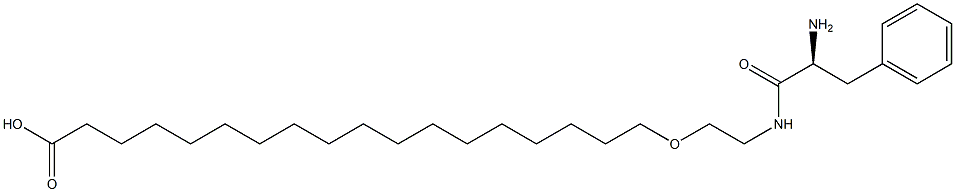 N-(phenylalanyl)ethanolamine O-stearate Struktur