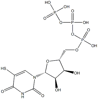 5-mercaptouridine triphosphate Struktur