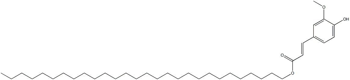 ferulic acid octacosyl ester Struktur