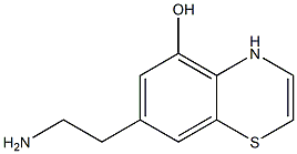 7-(2-aminoethyl)-5-hydroxy-1,4-benzothiazine Struktur