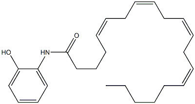 N-(2-hydroxyphenyl)arachidonamide Struktur