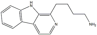 1-(4-aminobutyl)-beta-carboline Struktur