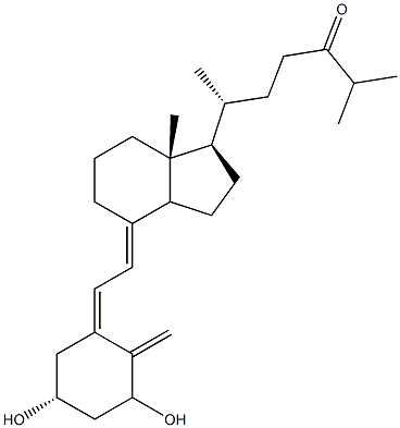 1-hydroxy-24-oxovitamin D3 Struktur