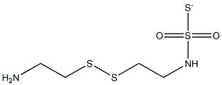 cystamine thiolsulfonate Struktur