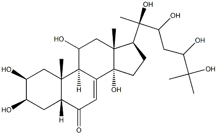 11,20,24-trihydroxyecdysone Struktur