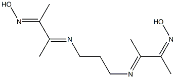 2,10-dioximino-3,9-dimethyl-4,8-diazaundeca-3,8-diene Struktur