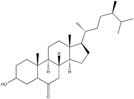 6-oxocampestanol Struktur