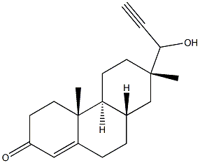 17-hydroxy-14,15-secoandrost-4-en-15-yn-3-one Struktur