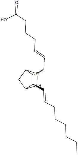 9,11-epoxyiminoprosta-5,13-dienoic acid Struktur