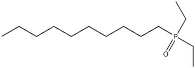 decyldiethylphosphine oxide Struktur