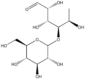 4-O-glucopyranosyl-6-deoxyglucose Struktur