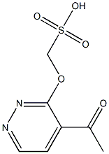 Acetylsulfamethoxypyridazine Struktur