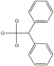 1,1'-(2,2,2-TRICHLOROETHYLIDENE)BISBENZENE Struktur