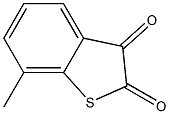 7-METHYLBENZOTHIOPHENE-2,3-DIONE Struktur