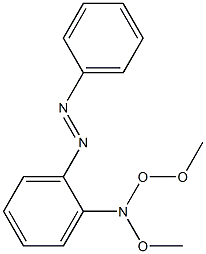 DIMETHOXYHYDROXYAMINOAZOBENZENE Struktur