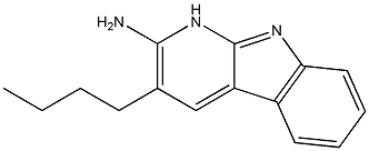 2-AMINO-3-BUTYLPYRIDO[2,3-B]INDOLE Struktur