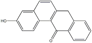 3-HYDROXYBENZANTHRONE Struktur