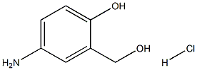 4-AMINO-2-HYDROXYMETHYLPHENOL-HYDROCHLORIDE Struktur