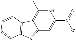 3-NITRO-1-METHYL-PYRIDO[4,3-B]INDOLE Struktur