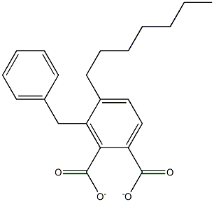 HEPTYLBENZYLPHTHALATE Struktur