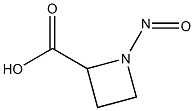 N-NITROSOAZETIDINE-4-CARBOXYLICACID Struktur