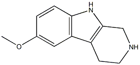 6-METHOXYL-1,2,3,4-TETRAHYDRO-BETA-CARBOLINE Struktur