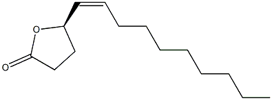 (R,(Z))-5-(1-DECENYL)DIHYDRO-2(3H)-FURANONE Struktur