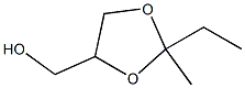 2-ETHYL-2-METHYL-1,3-DIOXOLANE-4-METHANOL Struktur