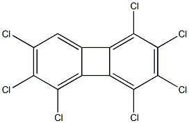 HEPTACHLOROBIPHENYLENE Struktur