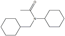 CIS-N-ACETYL-4-CYCLOHEXYLMETHYLCYCLOHEXYLAMINE Struktur