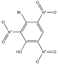 3-BROMO-2,4,6-TRINITROPHENOL Struktur