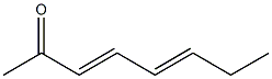 OCTA-3,5-DIEN-2-ONE Struktur