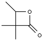 3-HYDROXY-2,2-DIMETHYLBUTYRICACIDBETA-LACTONE Struktur