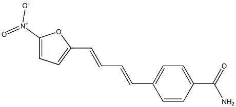 4-(2-(5-NITRO-2-FURYLVINYL)VINYL)BENZAMIDE Struktur