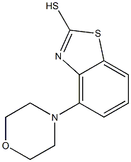 MORPHOLINO-2-MERCAPTOBENZOTHIAZOLE Struktur