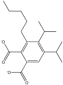 DI-N-2-PROPYLPENTYLPHTHALATE Struktur