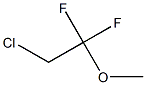 2-CHLORO-1,1-DIFLUOROETHYLMETHYLETHER Struktur