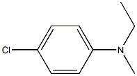 N-ETHYL-N-METHYL-4-CHLOROANILINE Struktur