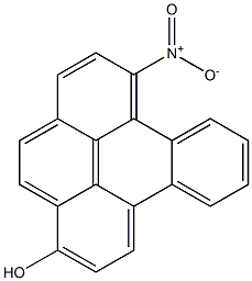 6-HYDROXY-1-NITROBENZO(E)PYRENE Struktur