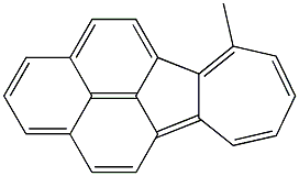 8-METHYLAZULENO-[1,2,3-CD]-PHENALENE Struktur