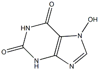 7-HYDROXYXANTHINE Struktur