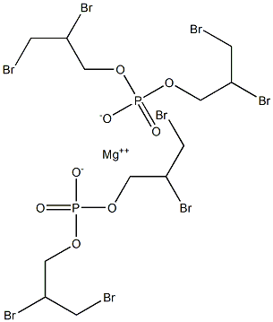 MAGNESIUMBIS(2,3-DIBROMOPROPYL)PHOSPHATE Struktur