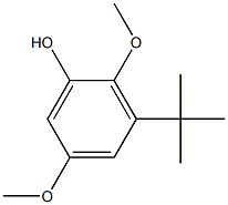 2,5-DIMETHOXY-3-TERT-BUTYLPHENOL Struktur