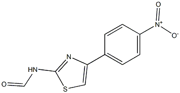 2-FORMYLAMINO-4-(4-NITROPHENYL)THIAZOLE Struktur