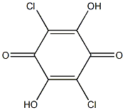 2,5-DICHLORO-3,6-DIHYDROXY-PARA-BENZOQUINONE Struktur