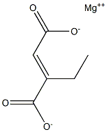 MAGNESIUMMONOETHYLHYDROGENFUMARATE Struktur