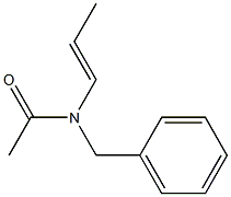 N-BENZYL-N-PROPENYL-ACETAMIDE Struktur