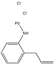 2-ALLYLANILINOPALLADIUMDICHLORIDE Struktur