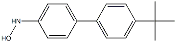 4'-TERT-BUTYL-4-HYDROXYLAMINOBIPHENYL Struktur